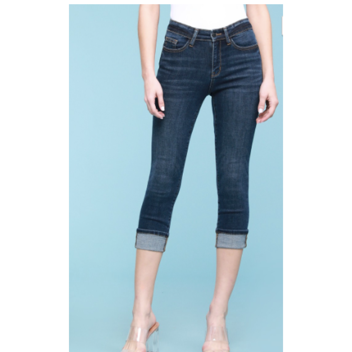 Dark Wash Capris 0-24W