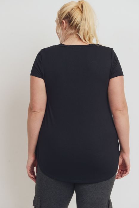 Active Plus V-Neck- Black