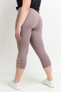 Mauve Capris - Curvy