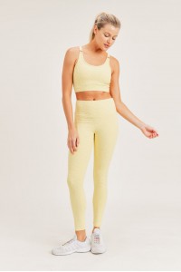 Lemon Leopard Leggings