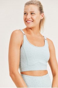 Surf Spray Leopard Sports Bra