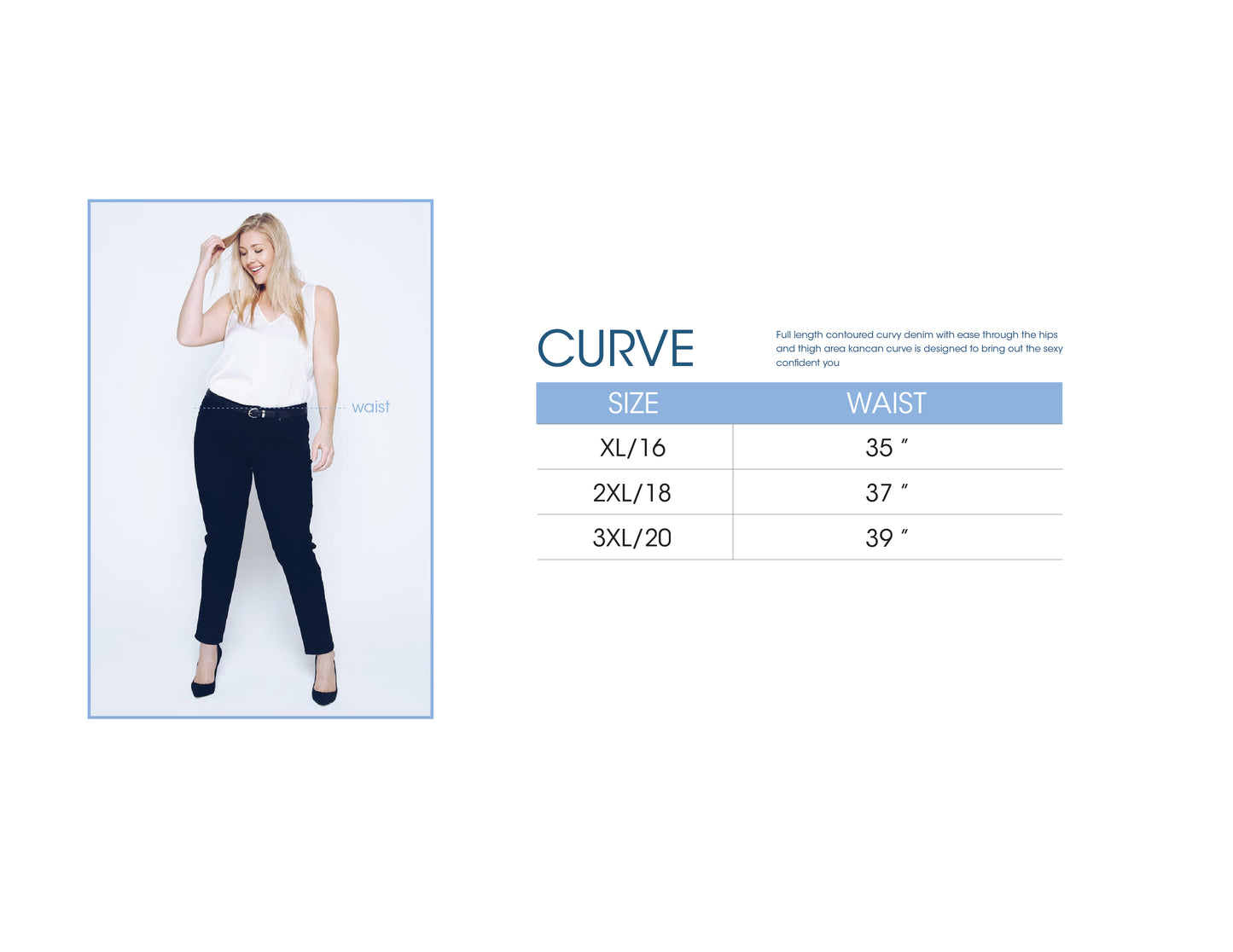 Ayden High Rise Skinny Jean XL-3XL