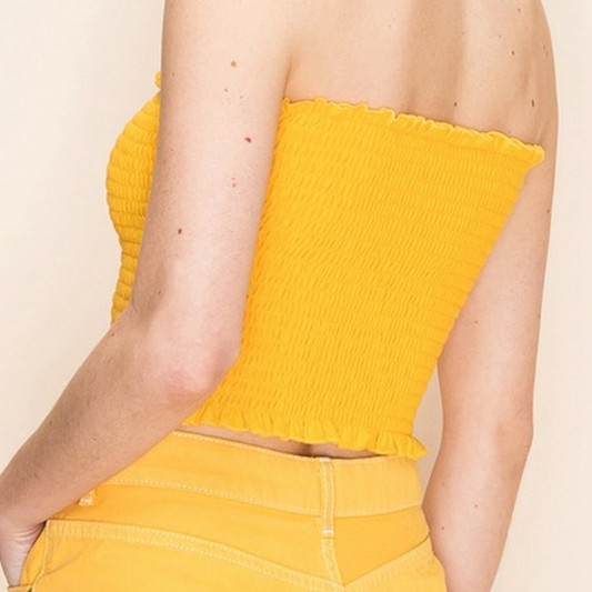 Sunny Smocked Tube Top