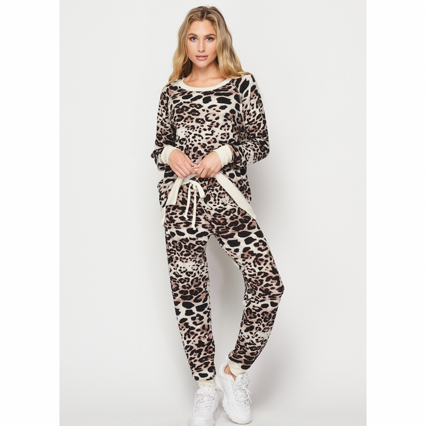 Mocha Leopard Top