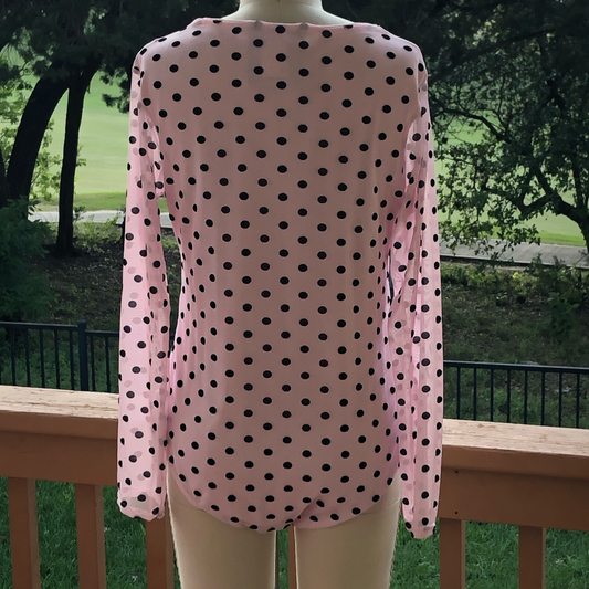 Polka Dot My Heart Bodysuit- Pink