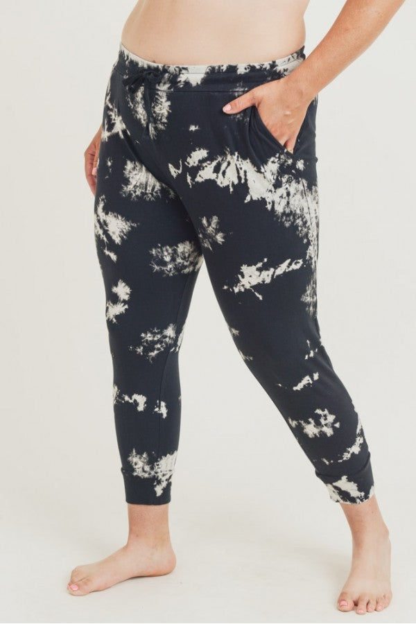 Tie Dye Joggers- Curvy