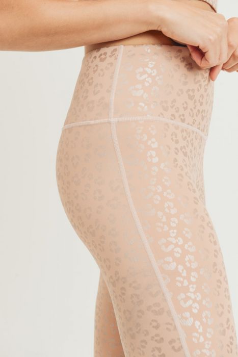 Peach Leopard Legging