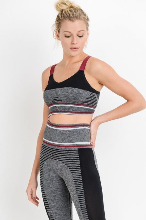 Multi Color Sports Bra