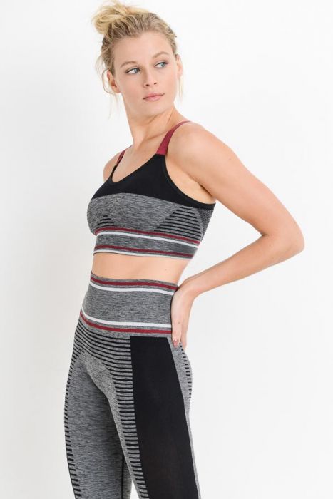 Multi Color Sports Bra