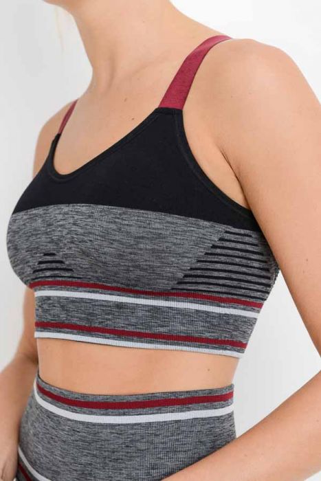 Multi Color Sports Bra