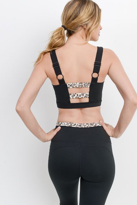 Snow Leopard Sports Bra