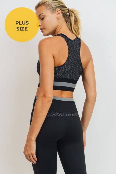 Diamond Sports Bra - Curvy