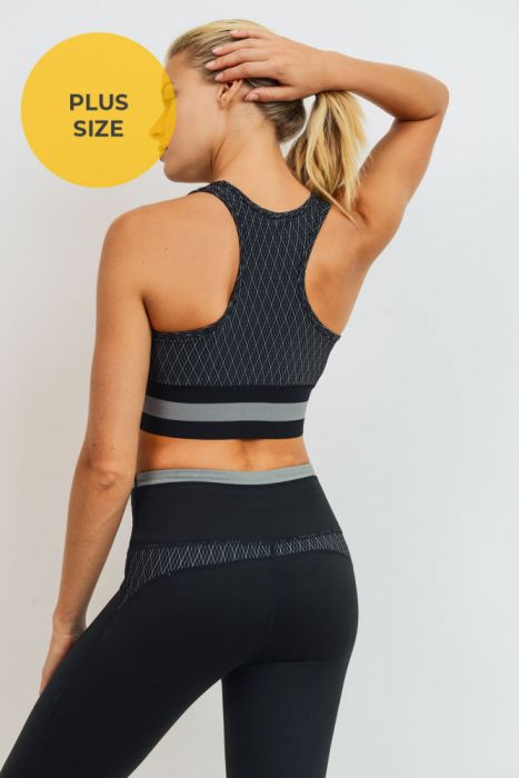 Diamond Sports Bra - Curvy