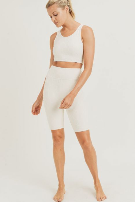 Giraffe Sports Bra- Ivory