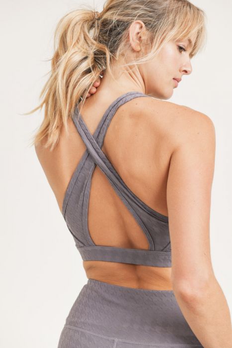 Houndstooth Sports Bra