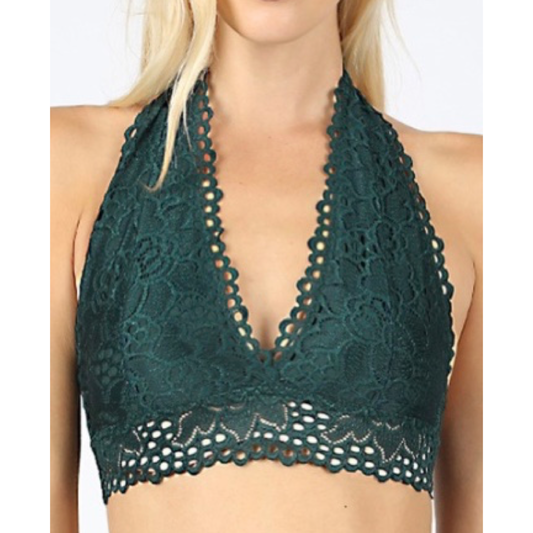 Floral Halter Bralette