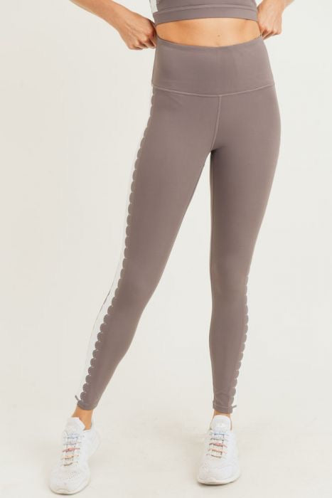 Peppercorn scalloped Leggings