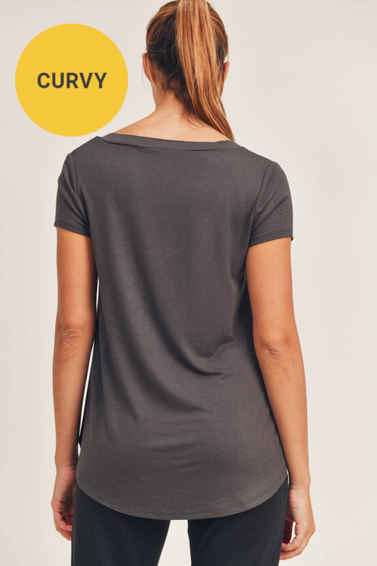 Active Plus V-Neck- Dark Olive