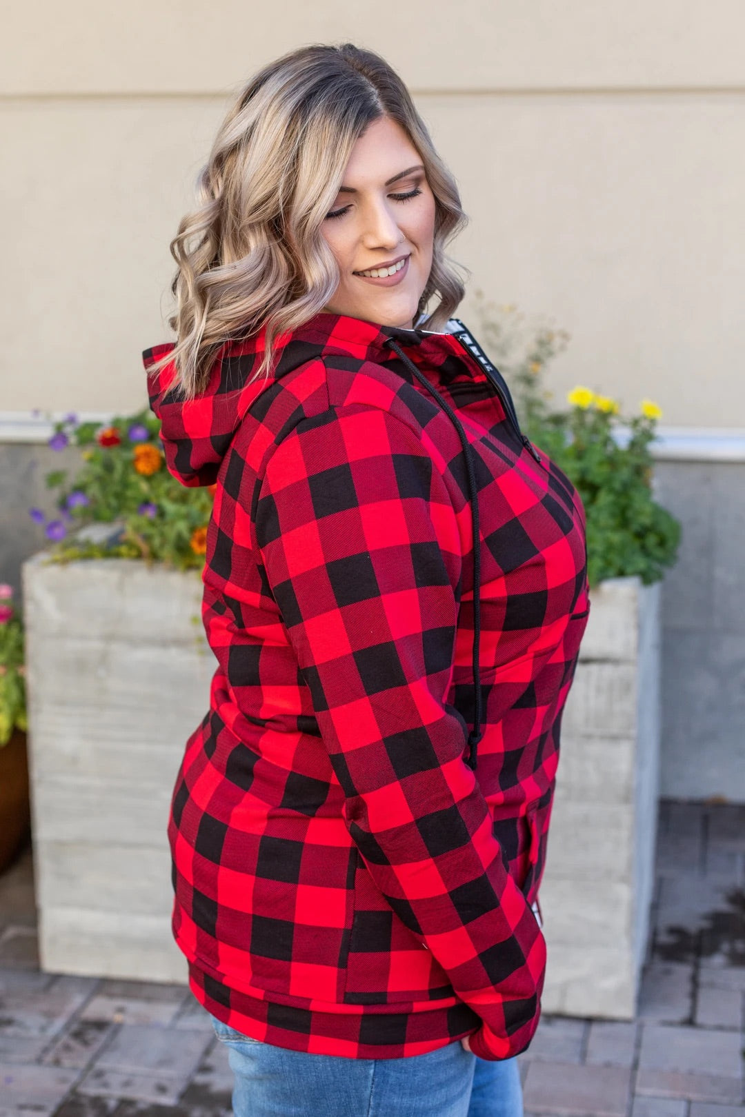 Buffalo Half Zip Hoodie S-3XL