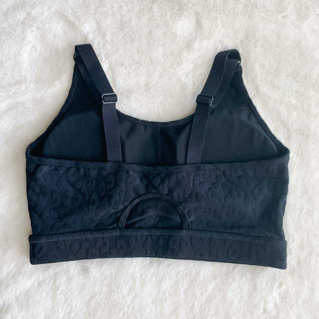 Black Leopard Sports Bra