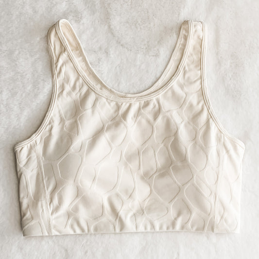 Giraffe Sports Bra- Ivory