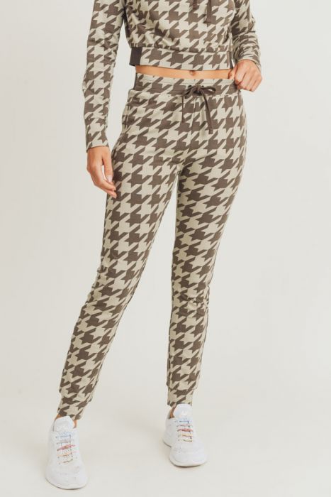 Houndstooth Joggers