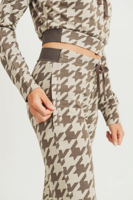 Houndstooth Joggers