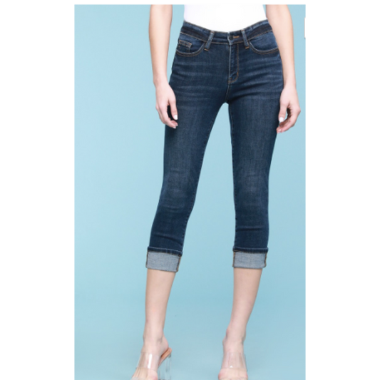 Dark Wash Capris 0-24W