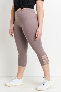 Mauve Capris - Curvy
