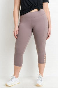 Mauve Capris - Curvy