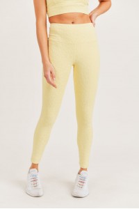 Lemon Leopard Leggings