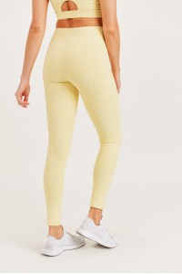 Lemon Leopard Leggings