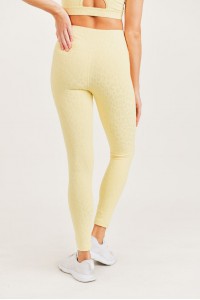 Lemon Leopard Leggings
