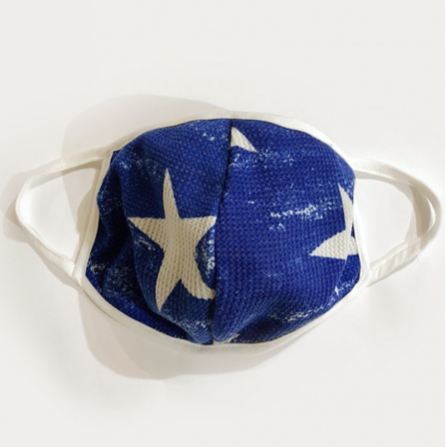 Blue Stars Face Mask