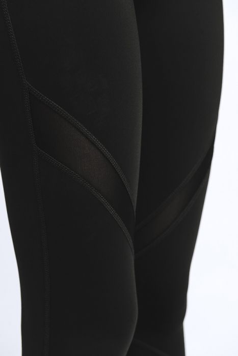 Back Mesh Panel Leggings
