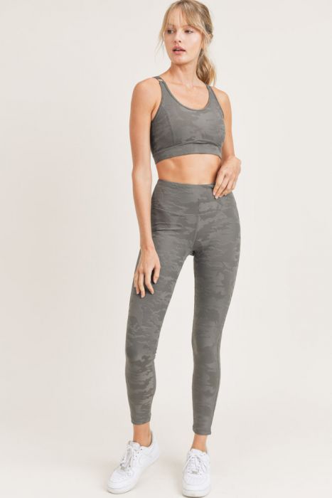 Camo Textured Leggings