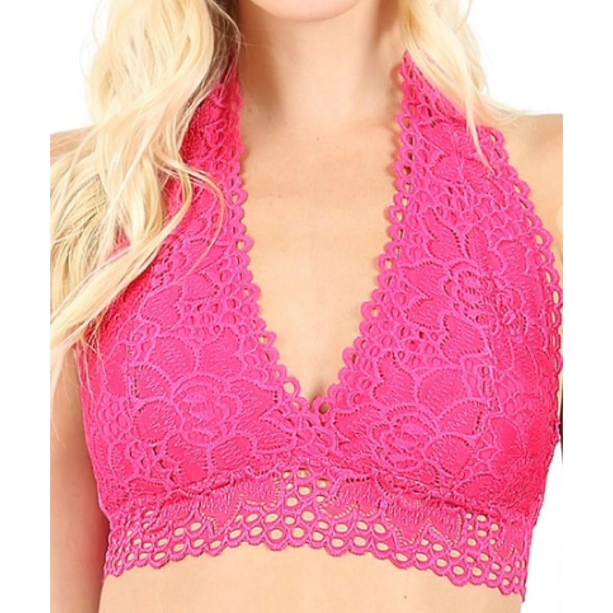 Floral Halter Bralette