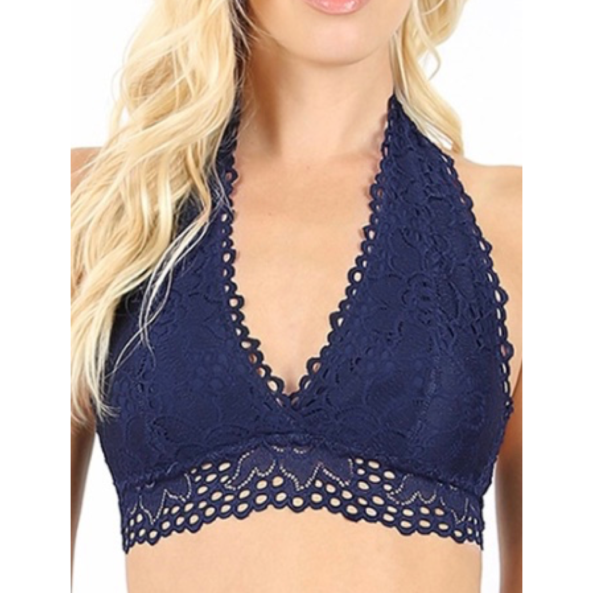Floral Halter Bralette