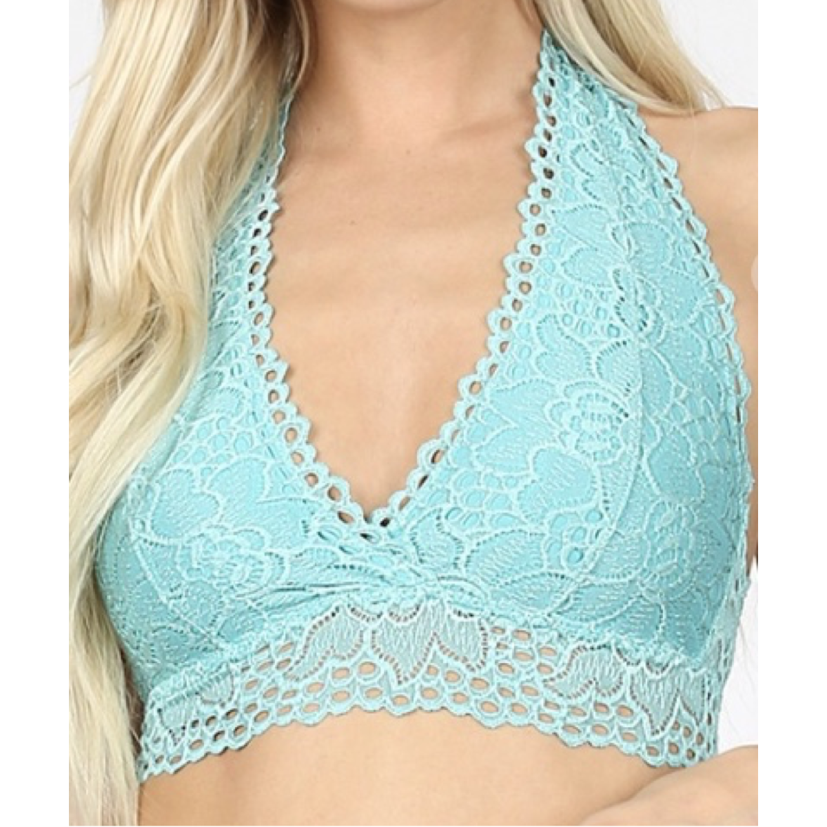 Floral Halter Bralette