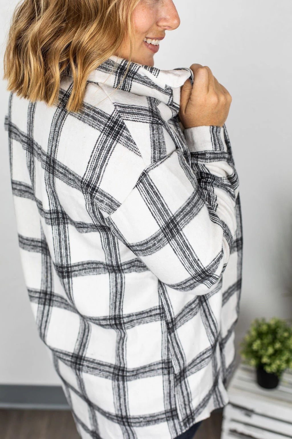 Black & White Shacket