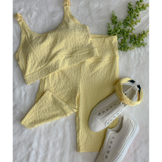 Lemon Leopard Biker Shorts