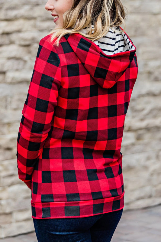 Buffalo Half Zip Hoodie S-3XL