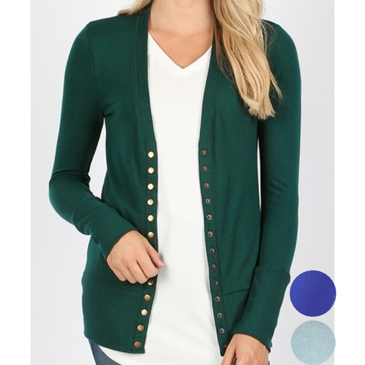 Keep It Simple Cardigan- Curvy