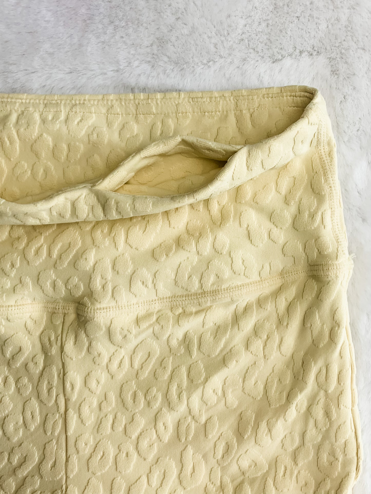 Lemon Leopard Biker Shorts
