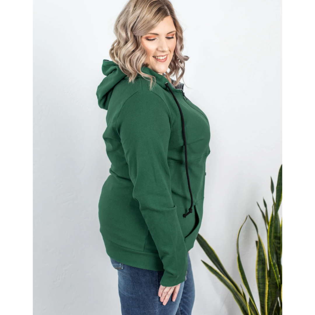 Evergreen Half Zip Hoodie S-3XL