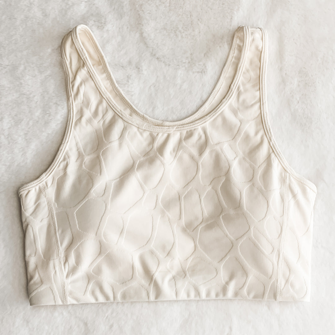 Giraffe Sports Bra- Ivory