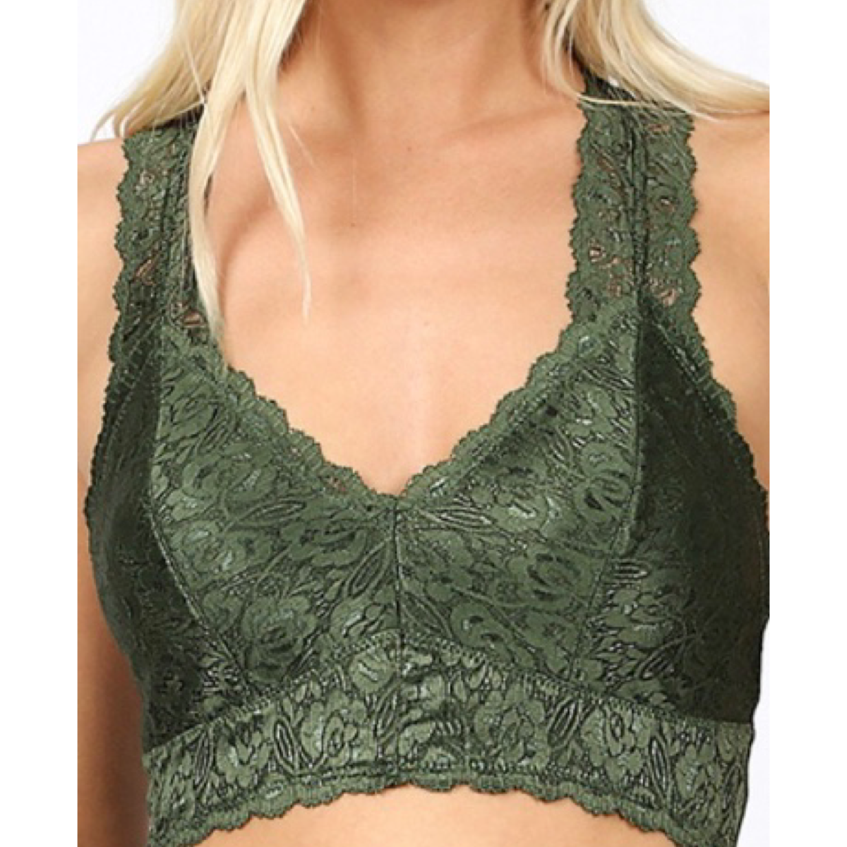 Covered In Lace Bralette- Curvy