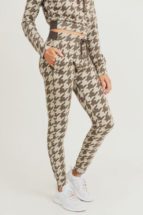 Houndstooth Joggers